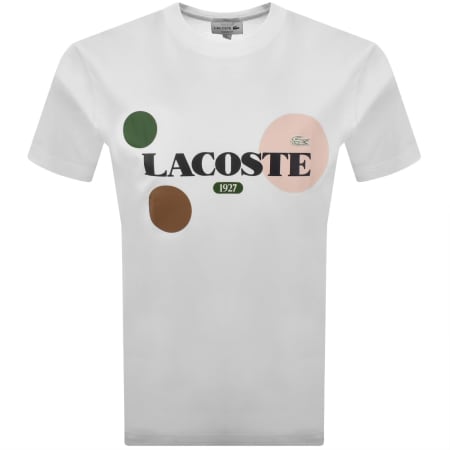 Product image for Lacoste Logo T Shirts White