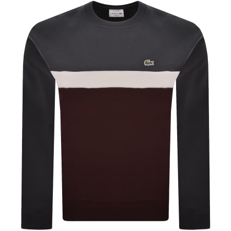 Product image for Lacoste Colour Block Sweatshirt Grey