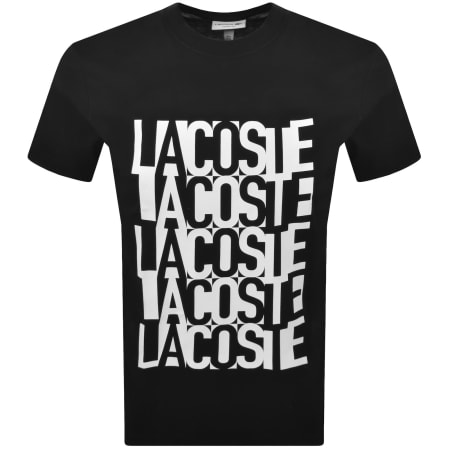 Product image for Lacoste Crew Neck T Shirt Black