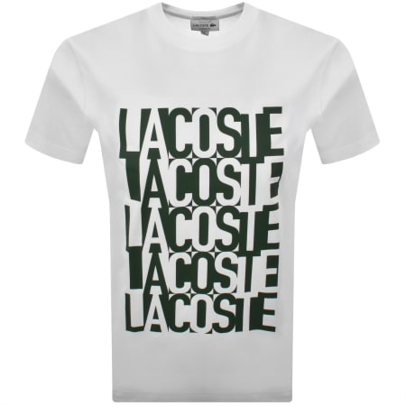 Product image for Lacoste Crew Neck T Shirt White