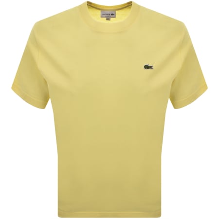 Product image for Lacoste Crew Neck T Shirt Yellow