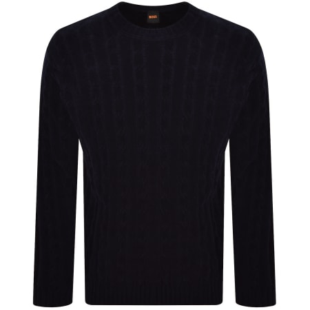 Product image for BOSS Ketrecio Knit Jumper Navy