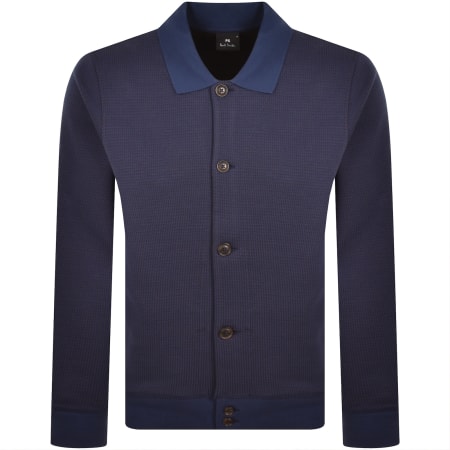 Product image for Paul Smith Casual Fit Cardigan Blue