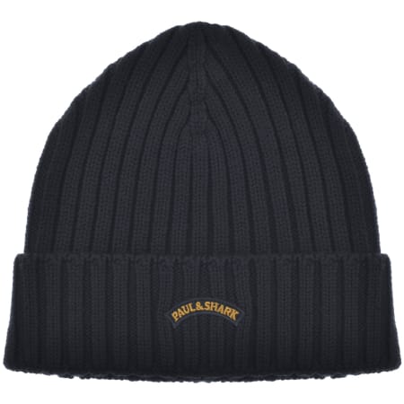 Product image for Paul And Shark Wool Beanie Hat Navy