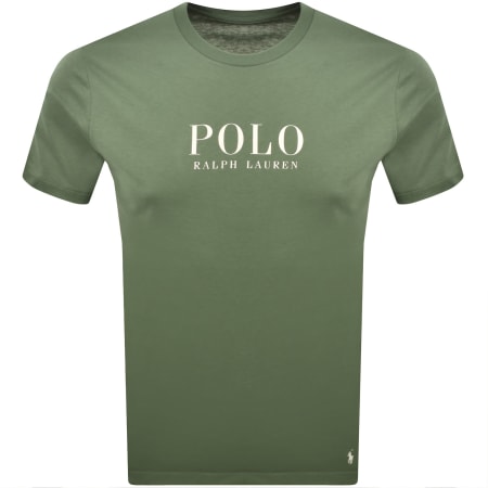 Product image for Ralph Lauren Logo Crew Neck T Shirt Green