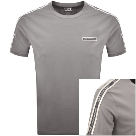 Product image for EA7 Emporio Armani Logo T Shirt Grey
