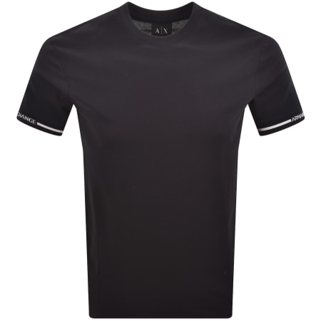 Product image for Armani Exchange Pique T Shirt Deep Navy