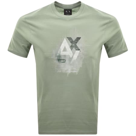 Product image for Armani Exchange Logo T Shirt Green