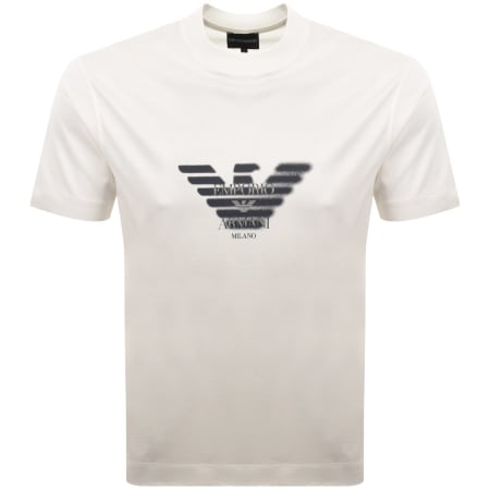 Product image for Emporio Armani Logo T Shirt Snow White
