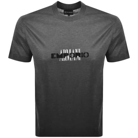 Product image for Emporio Armani Logo T Shirt Grey