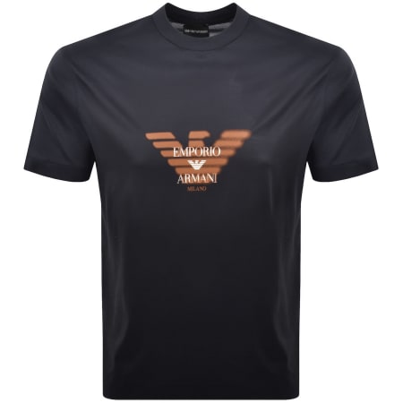 Product image for Emporio Armani Logo T Shirt Navy