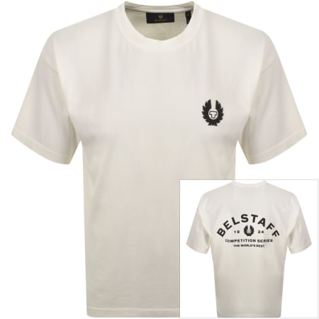 Product image for Belstaff Competition T Shirt Chalk White