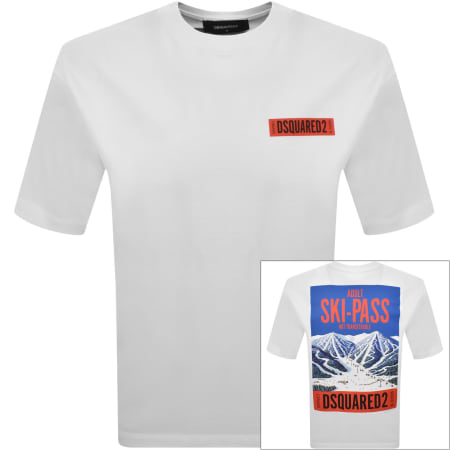 Product image for DSQUARED2 Loose Fit T Shirt White