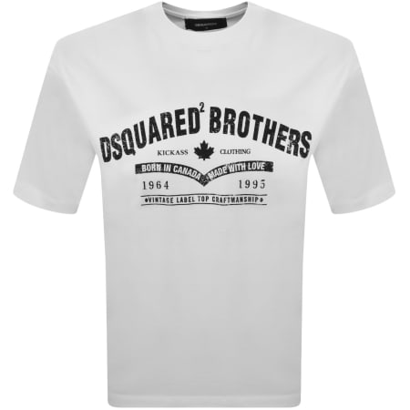 Product image for DSQUARED2 Loose Fit T Shirt White