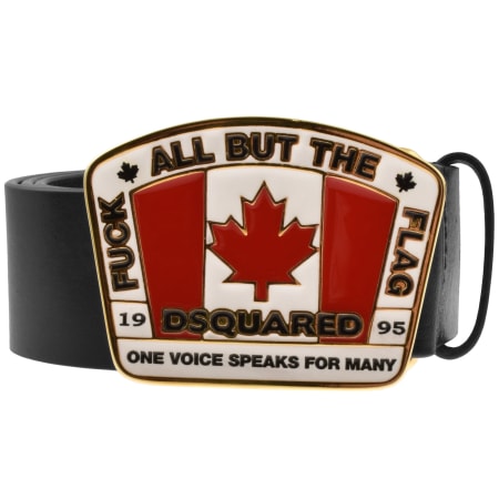 Product image for DSQUARED2 Plaque Belt Black