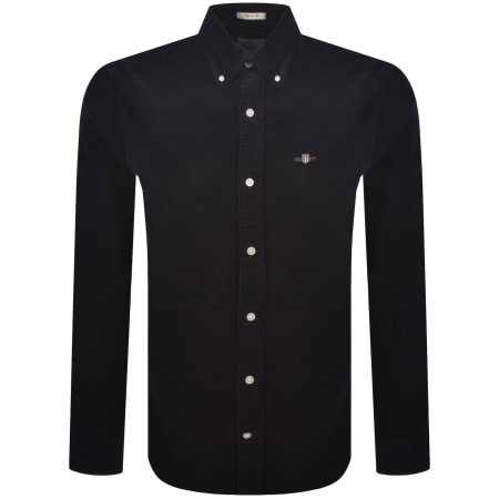 Product image for Gant Corduroy Long Sleeved Shirt Navy