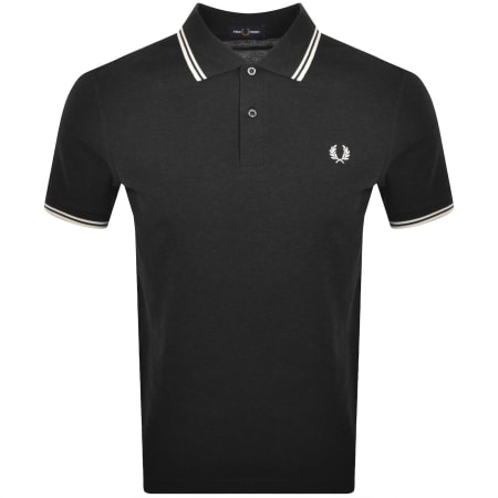 Product image for Fred Perry Twin Tipped Polo T Shirt Grey