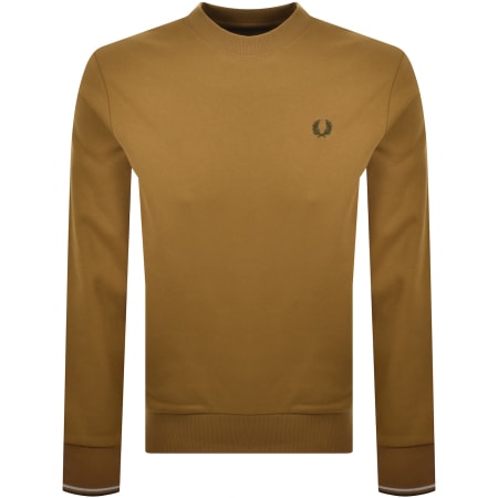 Product image for Fred Perry Crew Neck Sweatshirt Blue