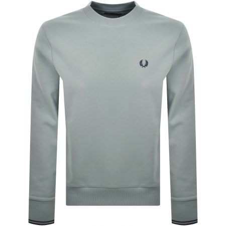 Product image for Fred Perry Crew Neck Sweatshirt Blue