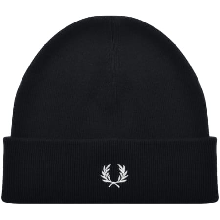 Product image for Fred Perry Classic Merino Beanie Hat Navy