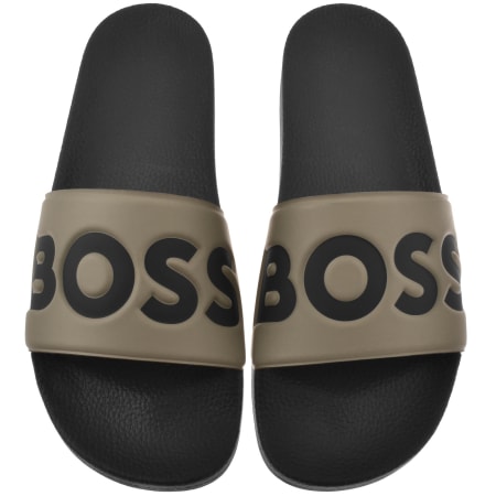 Product image for BOSS Aryeh Sliders Open Brown