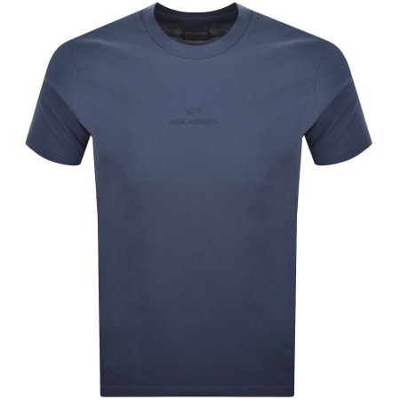 Product image for Paul And Shark Logo T Shirt Blue