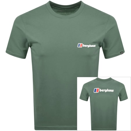 Product image for Berghaus Front And Back Logo T Shirt Green