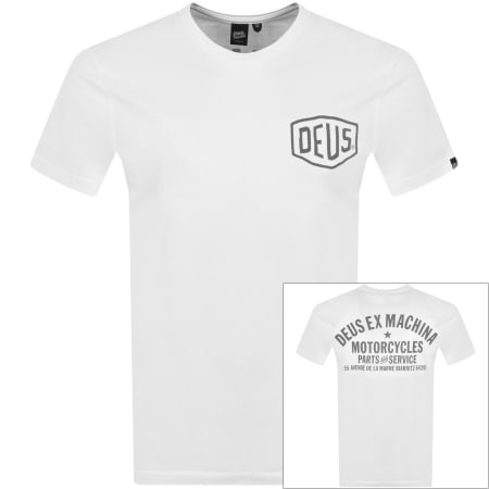 Product image for Deus Ex Machina Biarritz Address T Shirt White