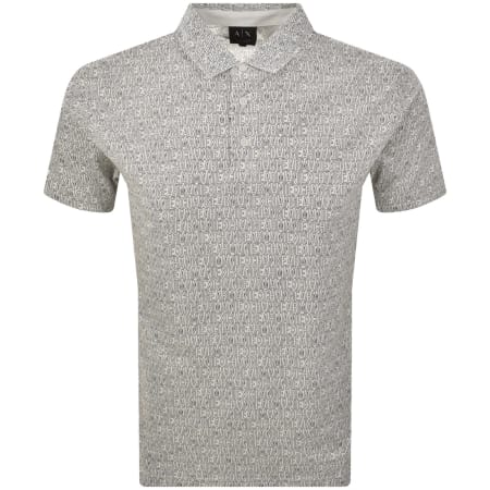 Product image for Armani Exchange Polo T Shirt Off White