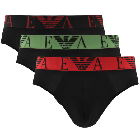 Product image for Emporio Armani 3 Pack Briefs Black