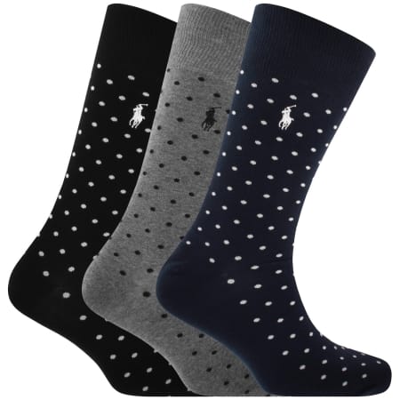 Product image for Ralph Lauren 3 Pack Socks Multi