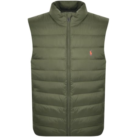 Product image for Ralph Lauren Down Puffer Gilet Green