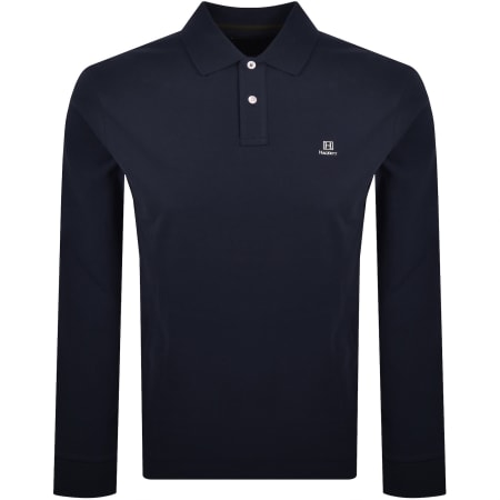 Product image for Hackett Heritage Small Logo Polo T Shirt Navy