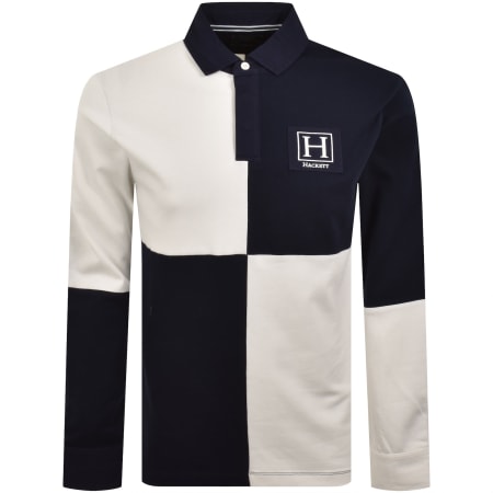 Product image for Hackett Heritage Quad Rugby Polo Old Navy