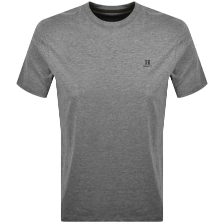 Product image for Hackett Heritage Small Logo T Shirt Grey