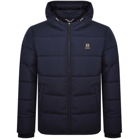 Product image for Hackett Heritage Puffer Jacket Navy