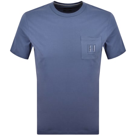 Product image for Hackett Heritage Pocket T Shirt Blue