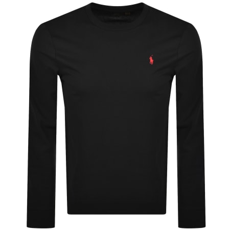 Product image for Ralph Lauren Long Sleeved T Shirt Black