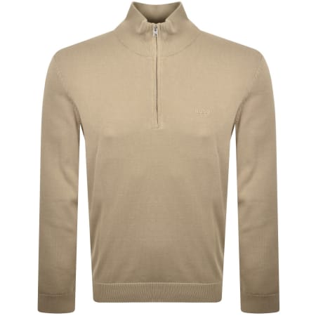 Product image for HUGO San Quintus C2 Knit Jumper Beige