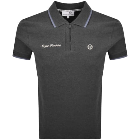 Product image for Sergio Tacchini Davide Polo T Shirt Charcoal Grey