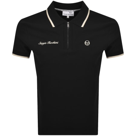Product image for Sergio Tacchini Davide Polo T Shirt Black