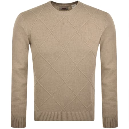 Product image for Levis Crew Neck Knit Jumper Beige