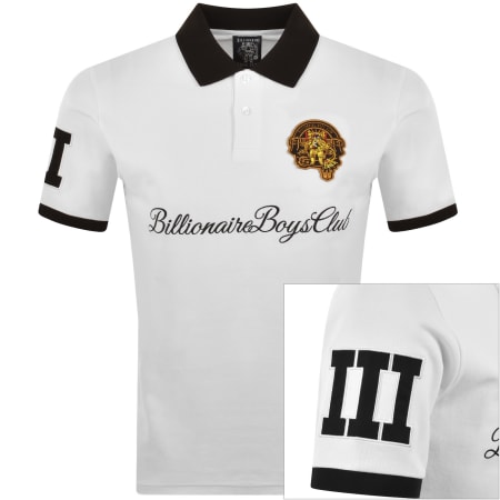 Product image for Billionaire Boys Club Script Patch Polo White