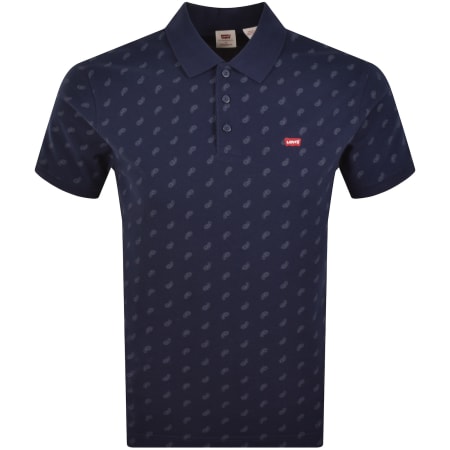 Product image for Levis Paisley Polo Navy