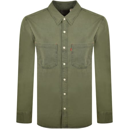 Product image for Levis Mariposa Worker Shirt Green