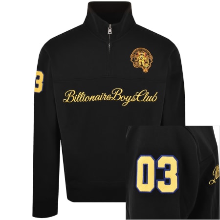 Product image for Billionaire Boys Club Quarter Zip Sweatshirt Black