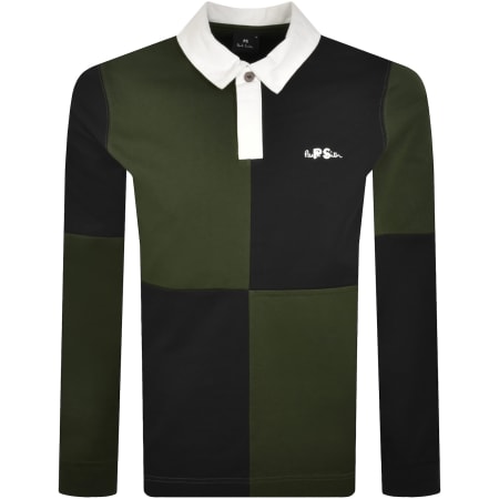 Product image for Paul Smith Embroidered PS Polo T Shirt Black