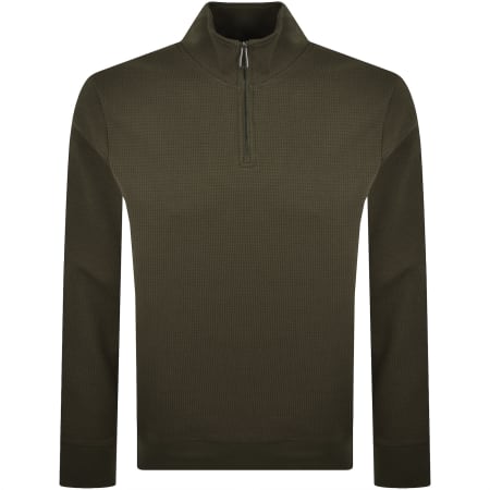 Product image for Paul Smith Half Zip Sweatshirt Green