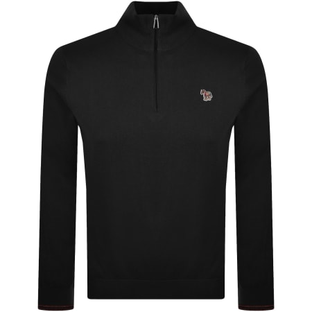 Product image for Paul Smith Half Zip Jumper Black