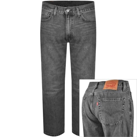 Product image for Levis 555 Relaxed Straight Fit Jeans Grey